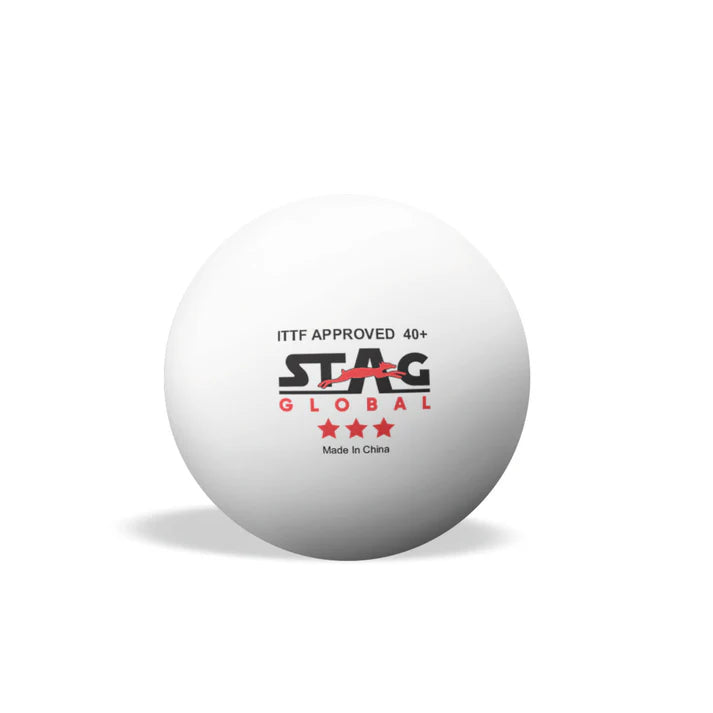 Stag Global 3 Star 40+ MM Table Tennis Ball