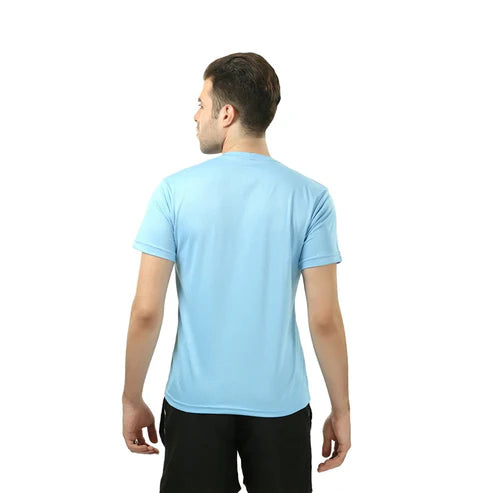 Round Neck T-Shirt Sky Blue | Stag Global