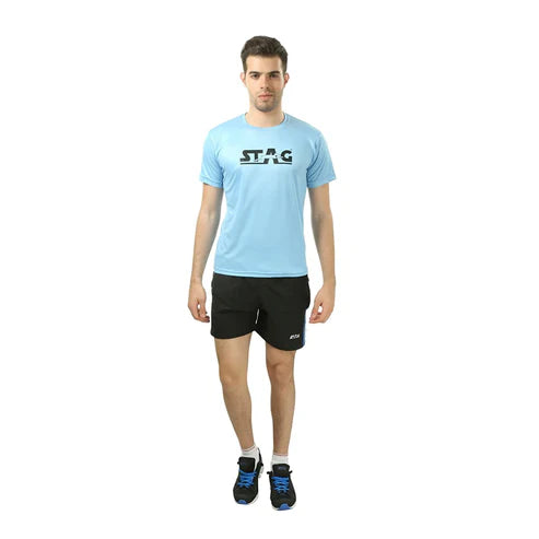 Round Neck T-Shirt Sky Blue | Stag Global