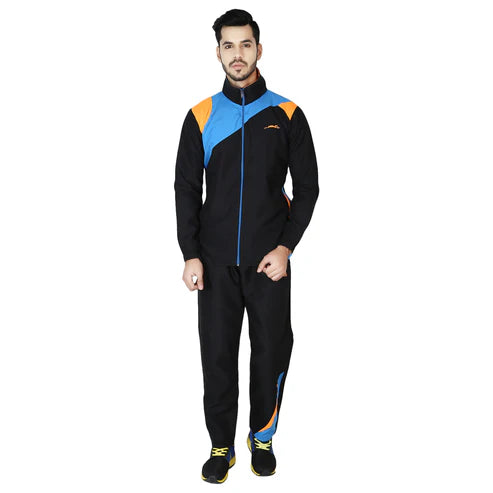 STAG Men's Tracksuit (Model : Platinum Black Orange) | Stag Global