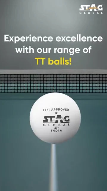2 Star Plastic Table Tennis Ball White Available Pack Of 12 ,30, 72, 90 | Stag Global