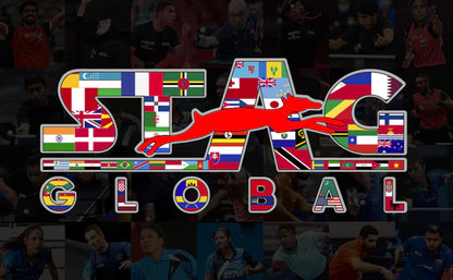STAG GLOBAL Pacifica Outdoor Table Tennis Table Thickness 4 mm with 2 TT Rackets, 6 Balls, 1 Table Cover & Clamp Net